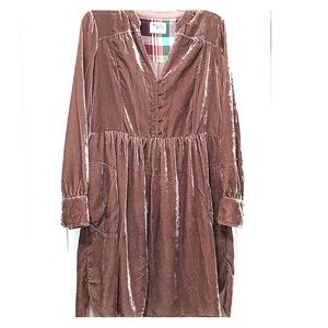 Velvet Anthropologie dress by Holding Horses